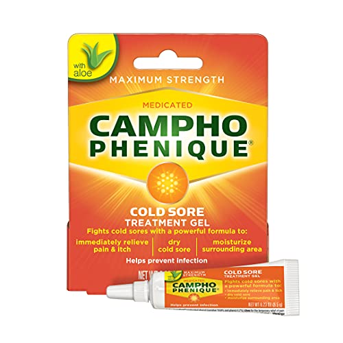 Tube of Campho Phenique Cold Sore Treatment Gel.