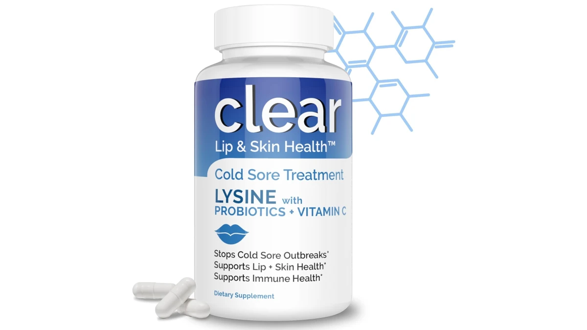 Probiotics and lysine combined for herpes management