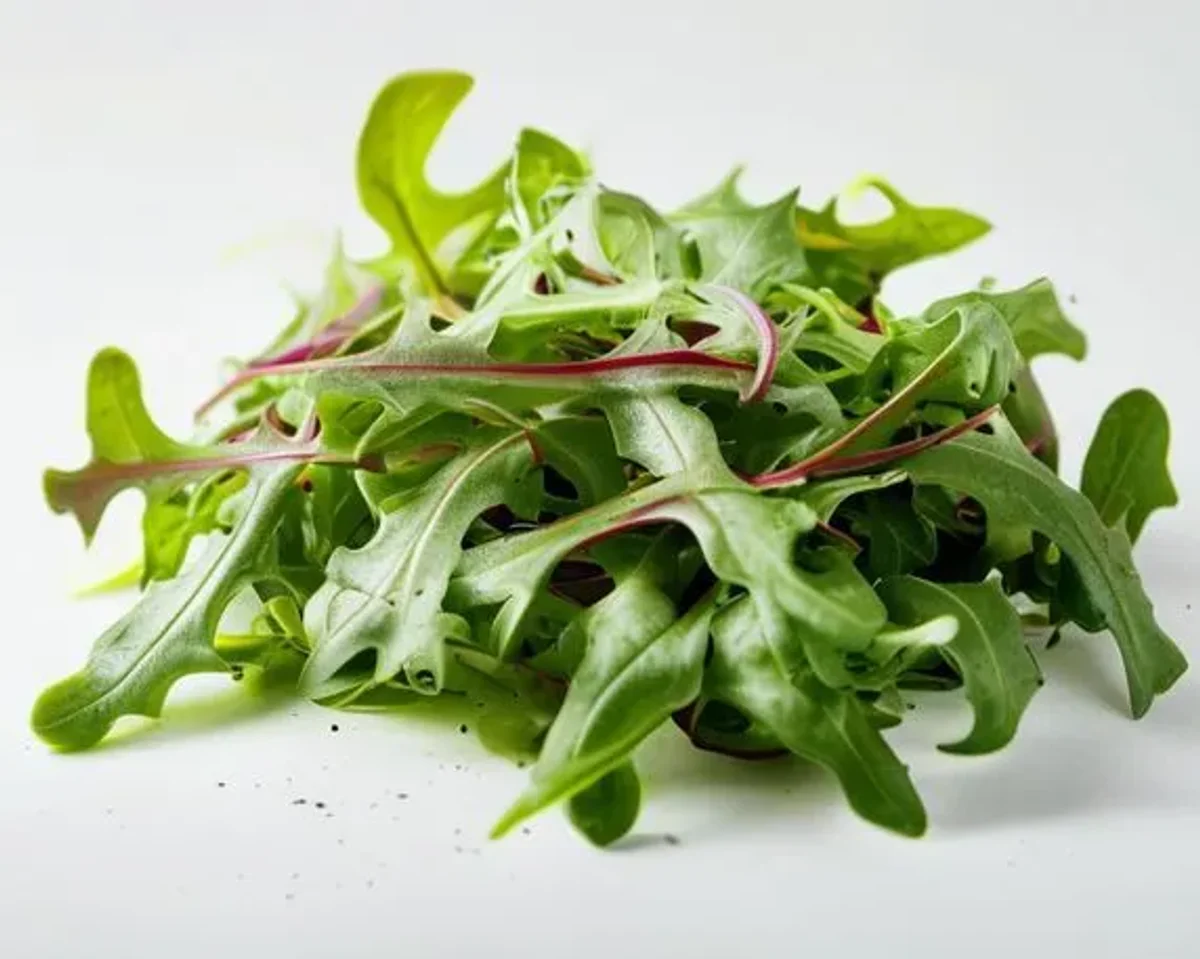 Arugula - 40mg lysine, 105mg arginine per 100g