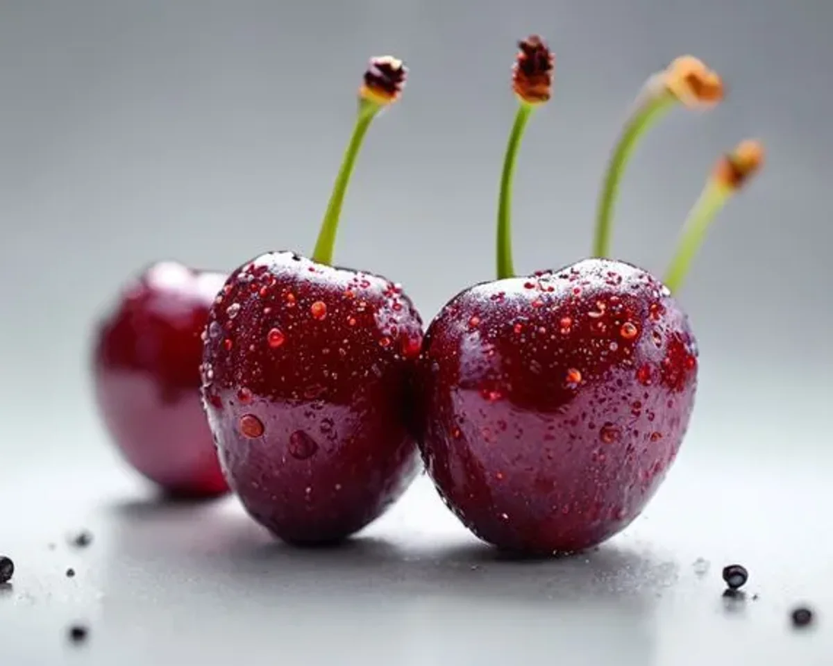 Cherries - 110mg lysine, 90mg arginine per 100g