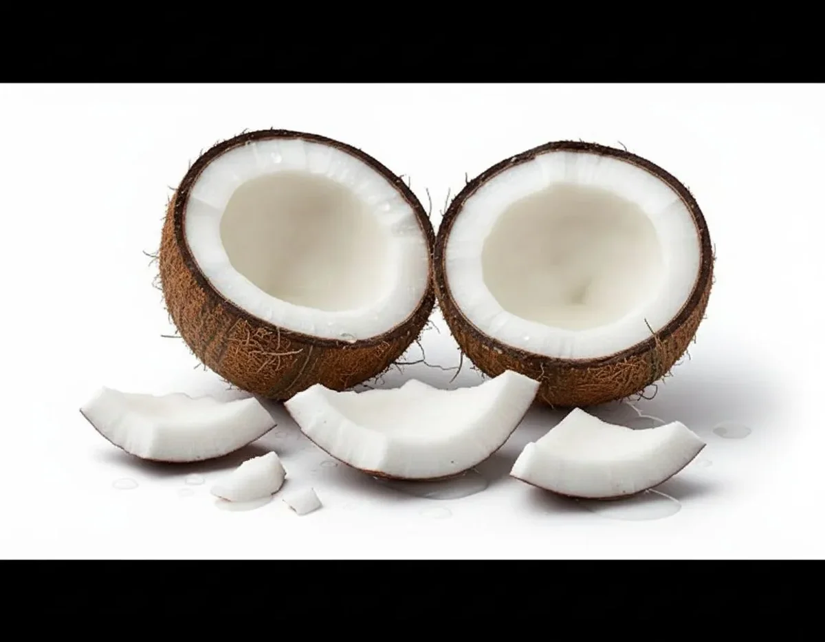 Coconut - 147mg lysine, 546mg arginine per 100g