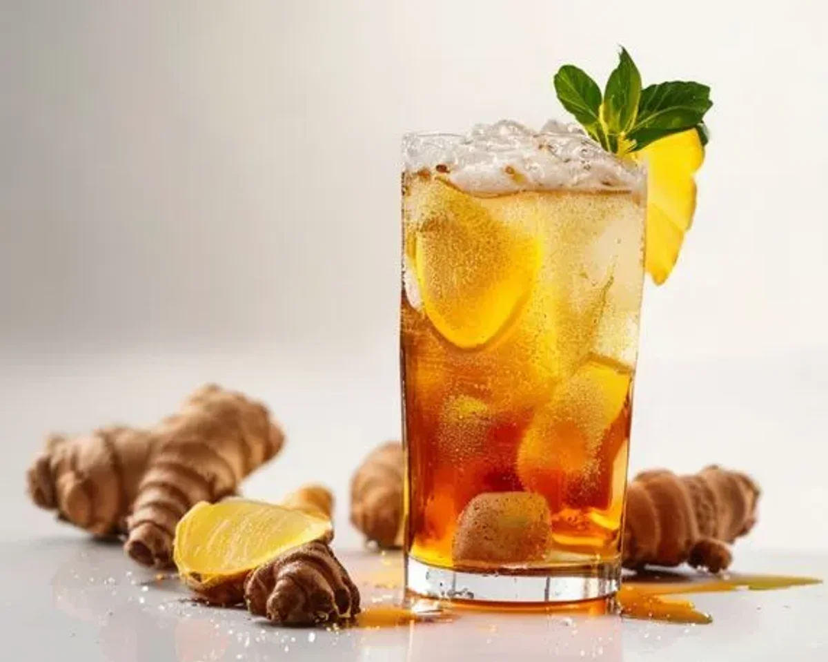 Ginger Ale - 0mg lysine, 0mg arginine per 100g