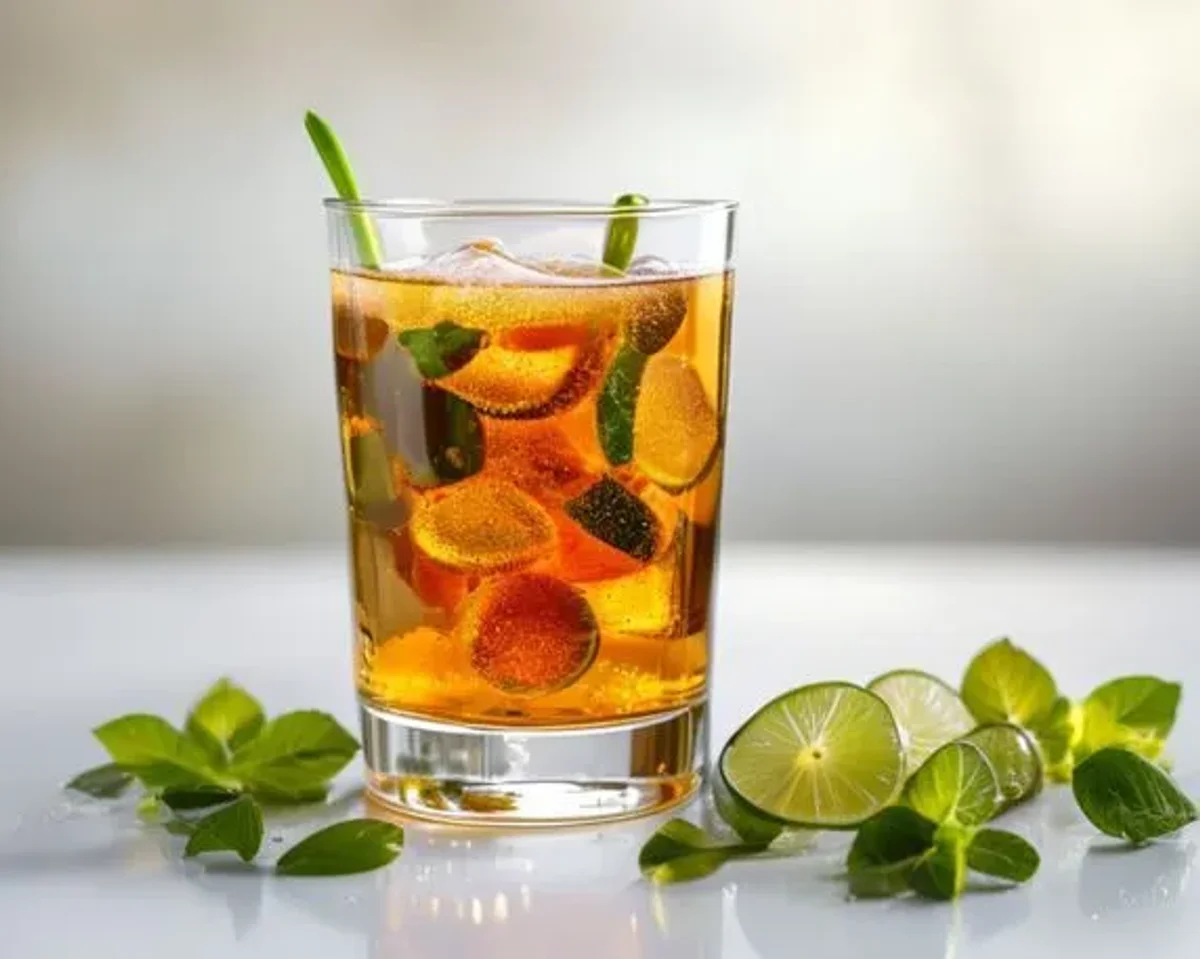 Kombucha - 302.4mg lysine, 192mg arginine per 100g