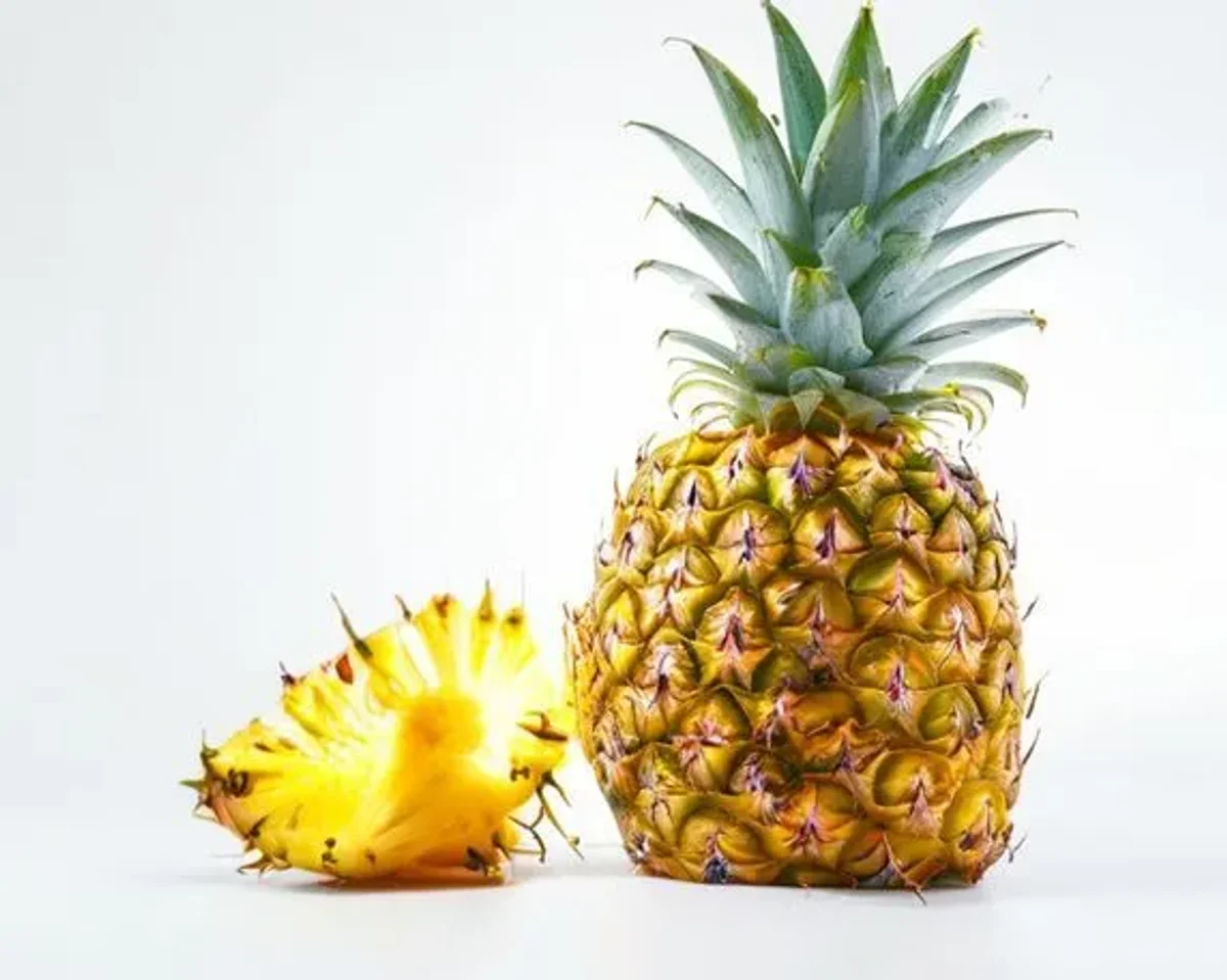 Pineapple - 25.2mg lysine, 18.1mg arginine per 100g