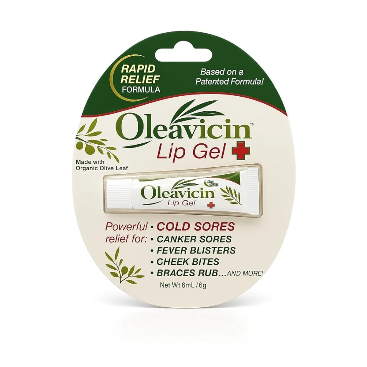 Oleavicin All Natural Fever Blister and Cold Sore Treatment Gel