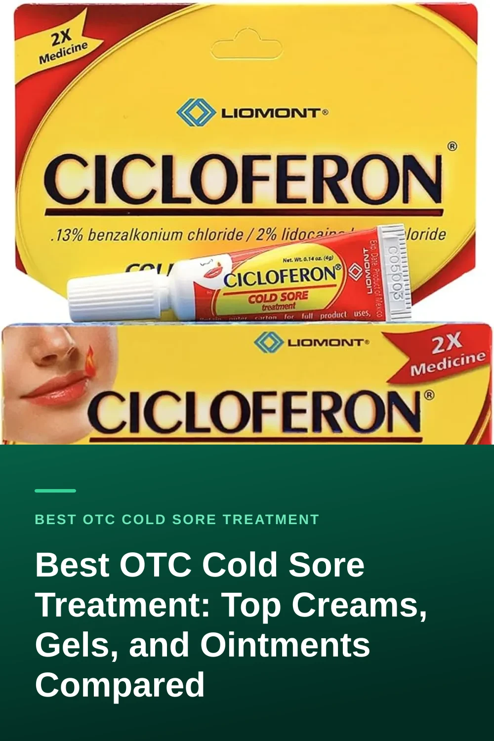 Best OTC Cold Sore Treatment: Top Creams, Gels, and Ointments Compared