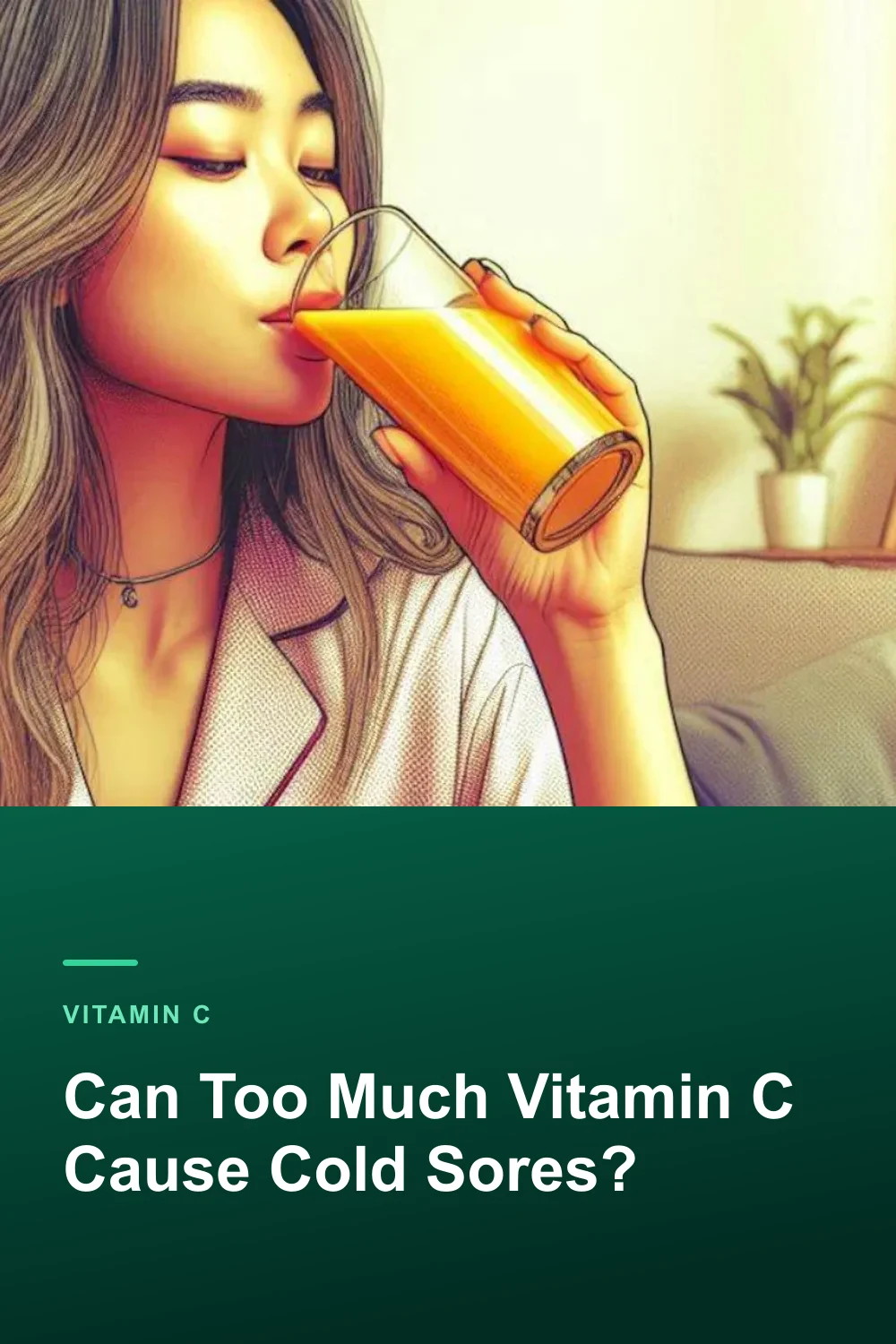 Can Too Much Vitamin C Cause Cold Sores?