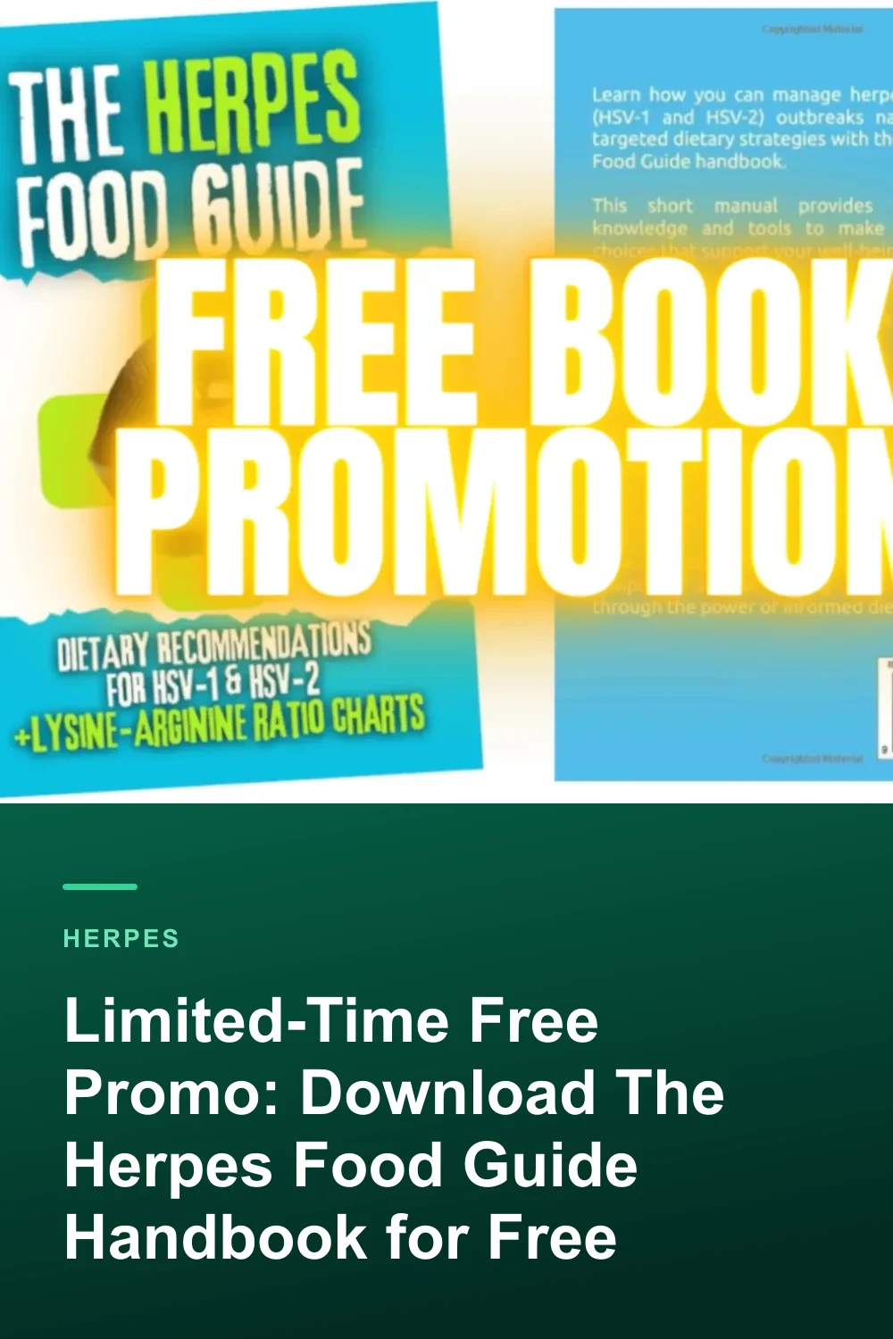 Limited-Time Free Promo: Download The Herpes Food Guide Handbook for Free