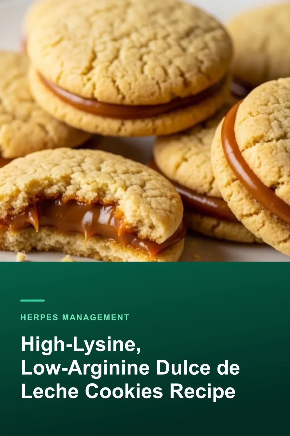 High-Lysine, Low-Arginine Dulce de Leche Cookies Recipe