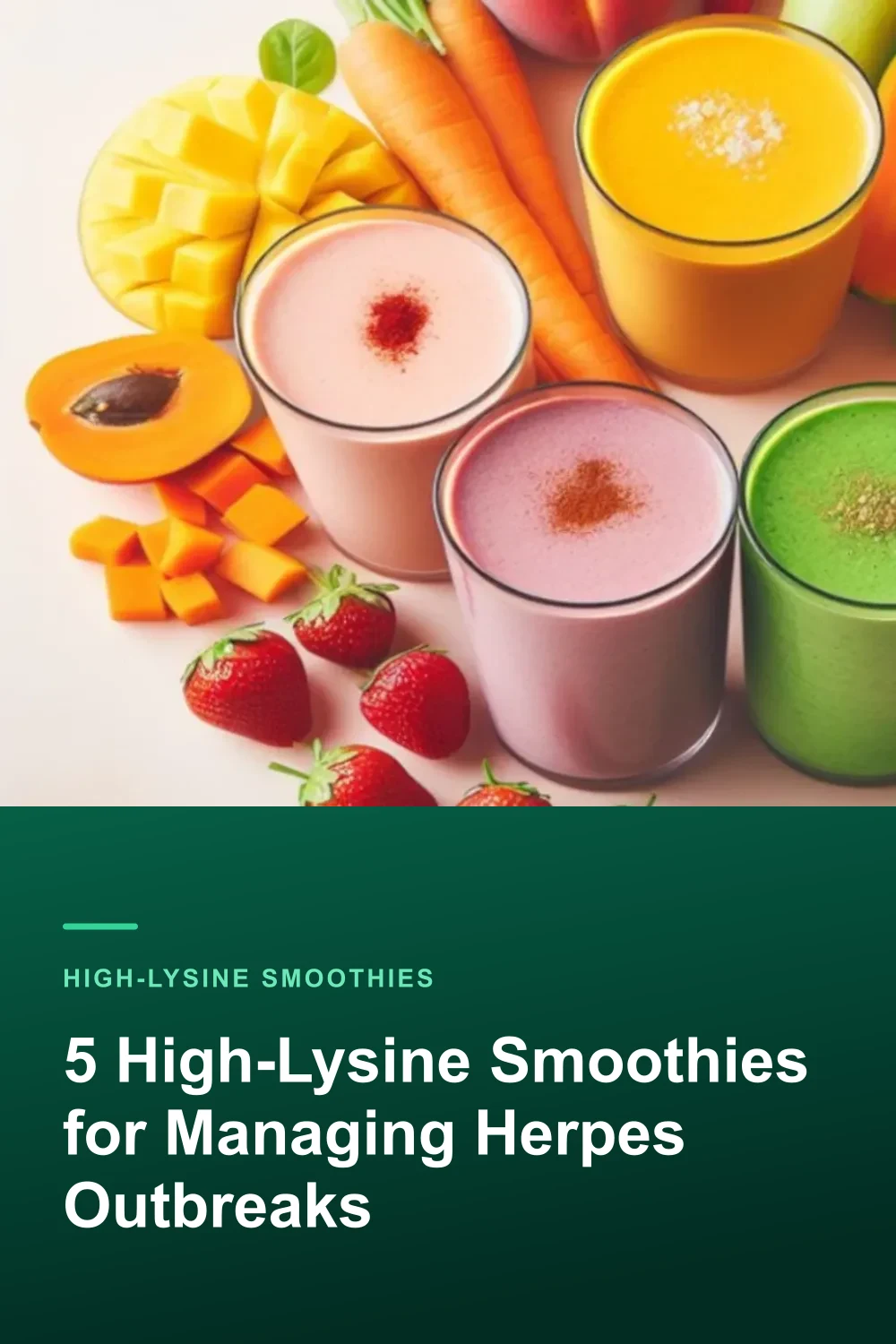 5 High-Lysine Smoothies for Managing Herpes Outbreaks