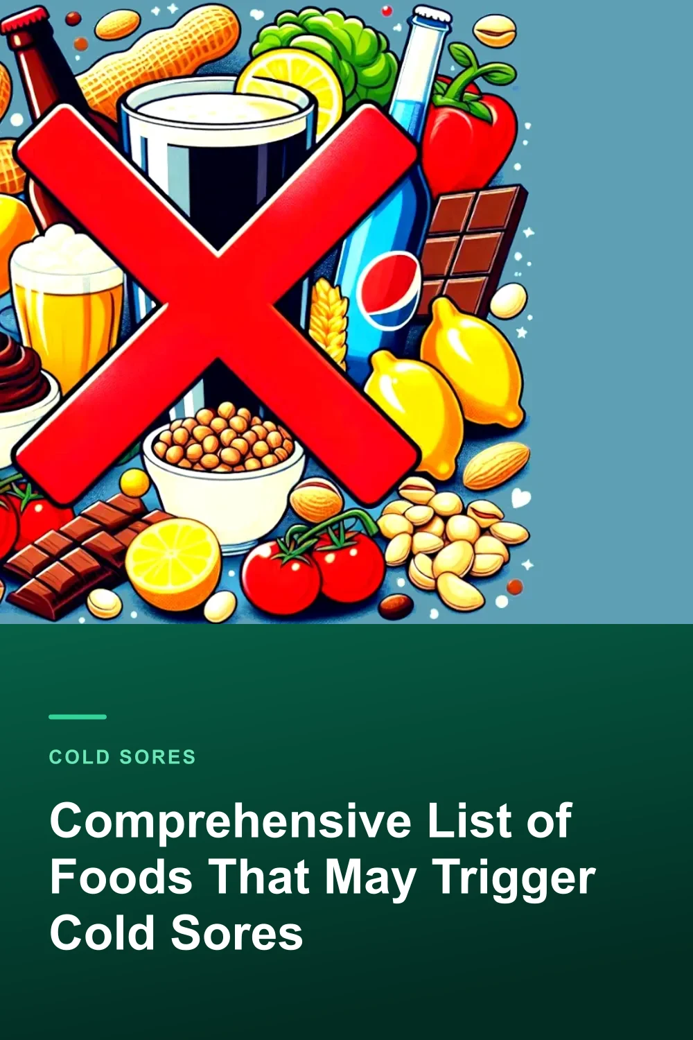 Comprehensive List of Foods That May Trigger Cold Sores