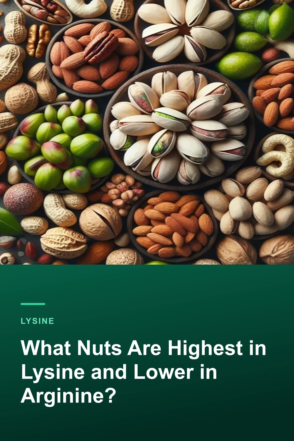 What Nuts Are Highest in Lysine and Lower in Arginine?