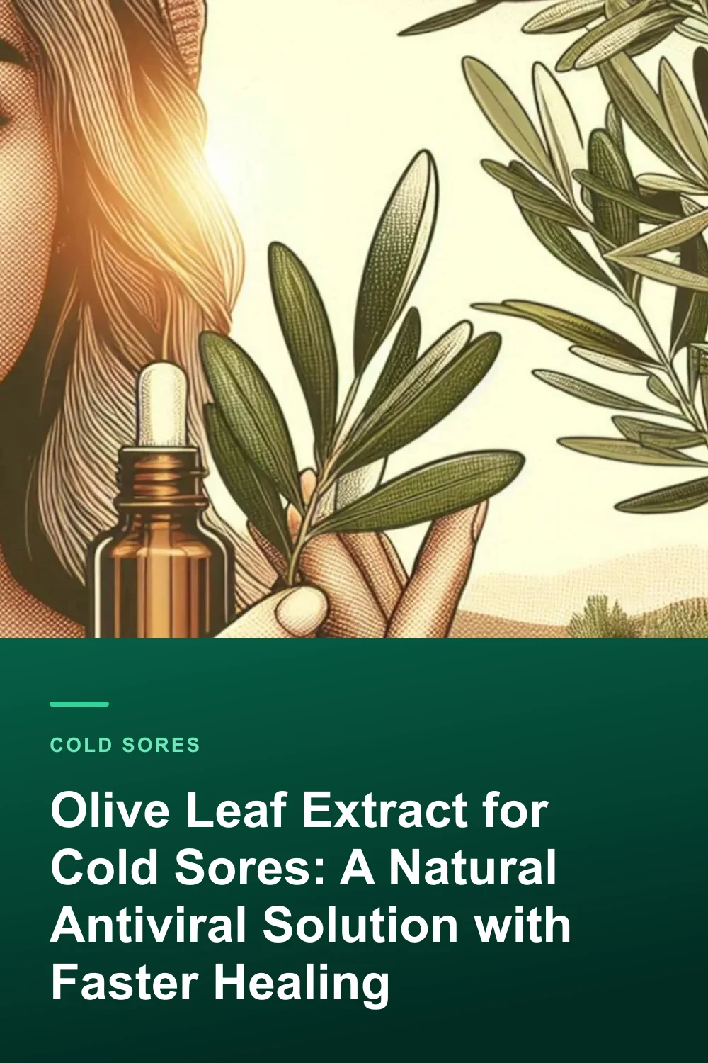 Olive Leaf Extract for Cold Sores: A Natural Antiviral Solution with Faster Healing