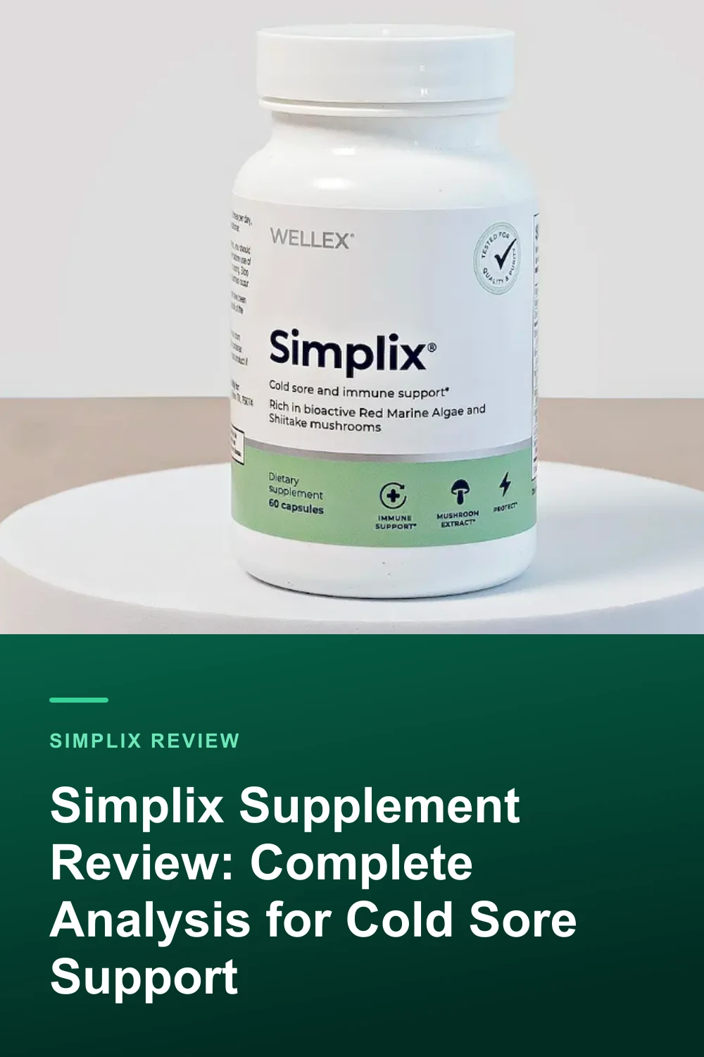 Simplix Supplement Review: Complete Analysis for Cold Sore Support
