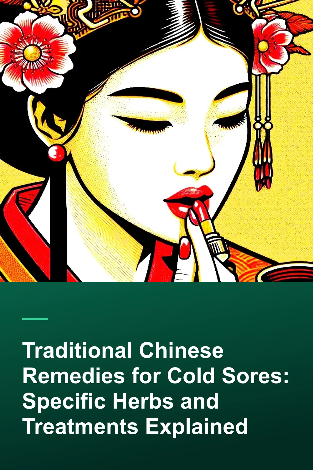 Traditional Chinese Remedies for Cold Sores: Specific Herbs and Treatments Explained