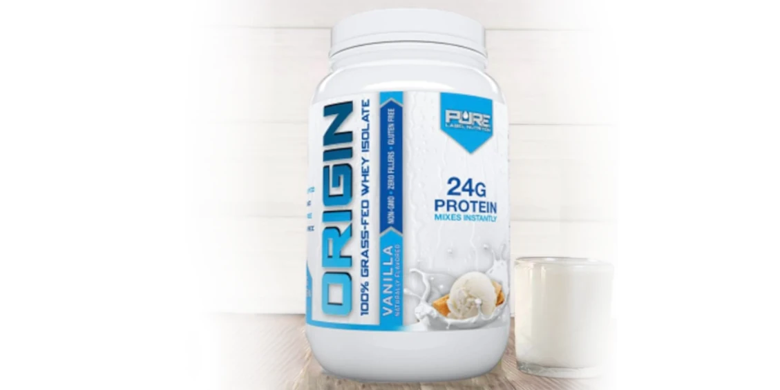 Pure Label Nutrition Vanilla 100% Grass Fed Whey Isolate