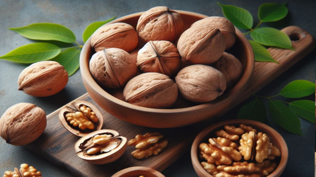 Walnuts are nuts that are rich in omega-3 fats.